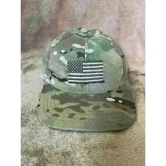 US Air Force American Flag Camouflage Hat‎ - Picture 2 of 7